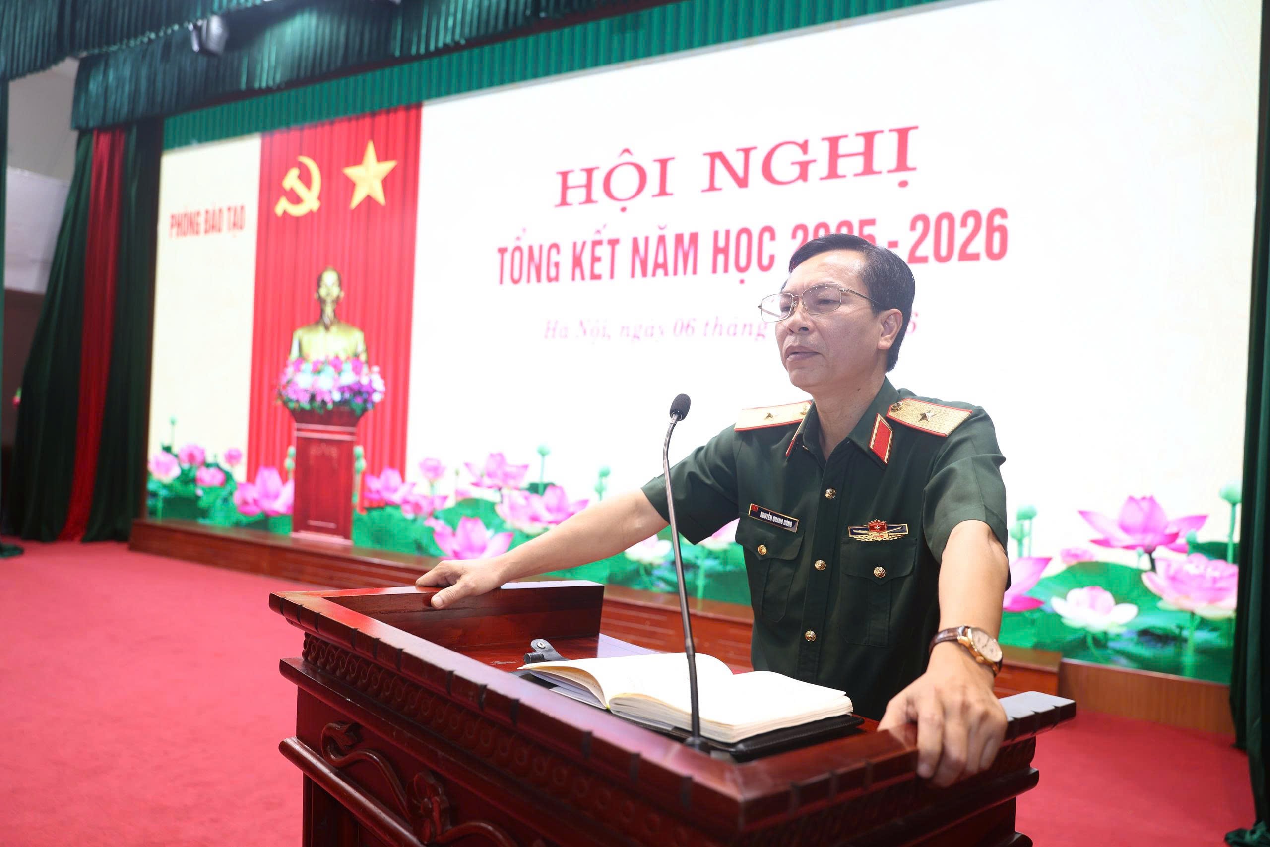 PHÒNG ĐÀO TẠO, HỌC VIỆN HẬU CẦN TỔ CHỨC HỘI NGHỊ TỔNG KẾT NĂM HỌC 2025 - 2026